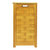 Oceanstar Natural Finished Rectangular Veneer Laundry Wood Hamper with Interior Bag RHV0103N