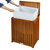 Oceanstar Solid HPL Wood Spa Hamper TRH1330