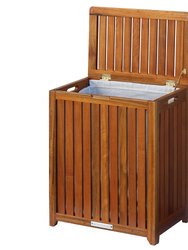 Oceanstar Solid HPL Wood Spa Hamper TRH1330