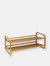 Oceanstar SR1224 2-Tier HPL Bamboo Shoe Rack