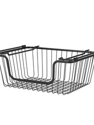 Oceanstar Stackable Metal Wire Storage Basket Set for Pantry, Countertop, Kitchen or Bathroom