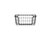 Oceanstar Stackable Metal Wire Storage Basket Set for Pantry, Countertop, Kitchen or Bathroom