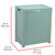 Oceanstar Storage Laundry Hamper, Turquoise