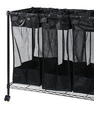 Oceanstar Triple Storage Organizer and Laundry Sorter