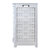 Oceanstar White Finished Bowed Front Veneer Laundry Wood Hamper with Interior Bag BHV0100W