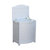 Oceanstar White Finished Bowed Front Veneer Laundry Wood Hamper with Interior Bag BHV0100W