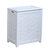 Oceanstar White Finished Rectangular Veneer Laundry Wood Hamper with Interior Bag RHV0103W