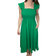 Kelly Midi Dress In Green - Green
