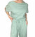 Washed Wide Leg Lounge Pants In Sage/Blue