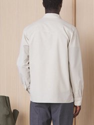 Alex Shirt Garment Dye Cotton Stretch Stone