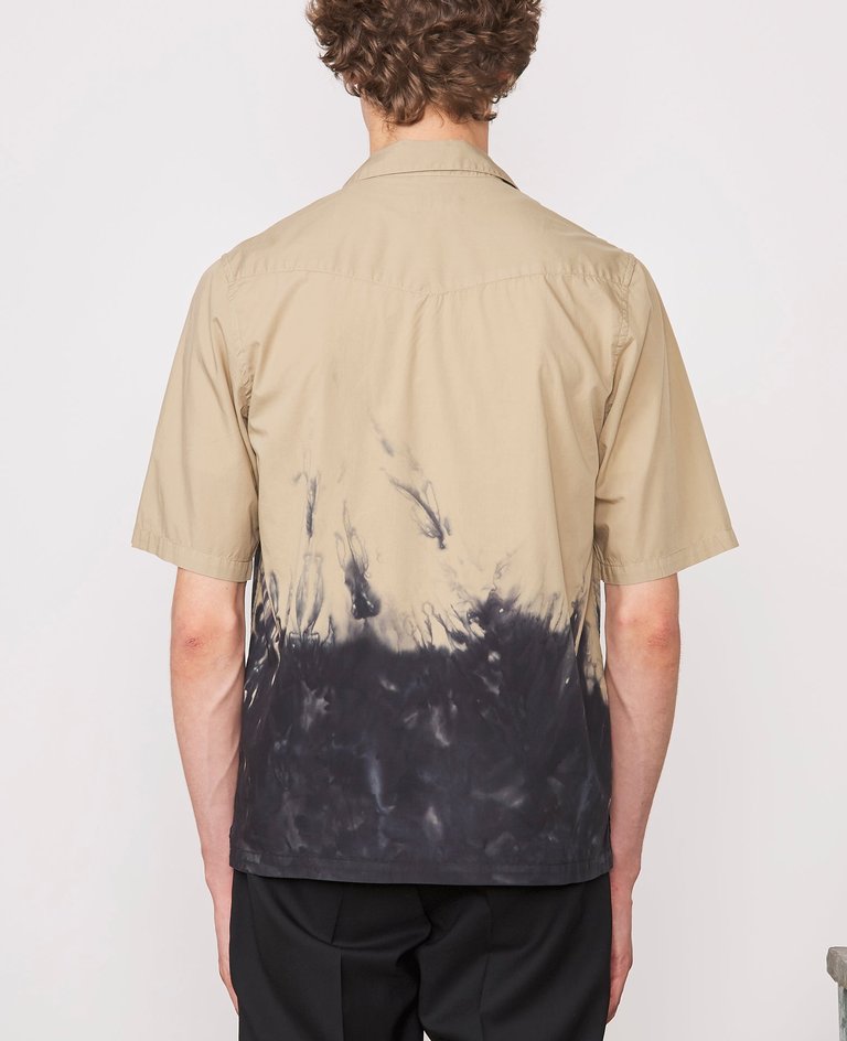 Eren Short Sleeve Dip Dyed Shirt