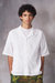 Eren Short Sleeves Voil Bandana Shirt - White