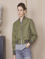 Florine Jacket Italian Nylon - Olive