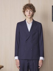 Leon Italian Fresco Jacket - Navy