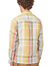 Men's Js No Pipping Japanese Madras Shirt In White,Yellow,Green