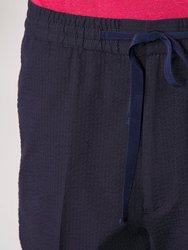 Phil Seersucker Cotton Shorts