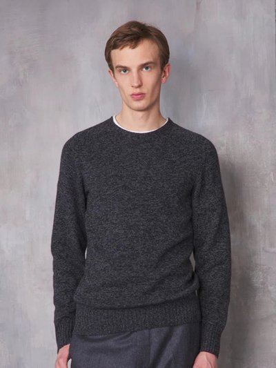 Officine Generale Seamless Crewneck ITL FLK Wool Sweater product