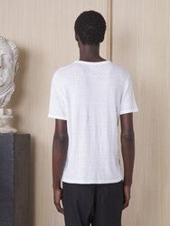 Short Sleeves French Linen Tee