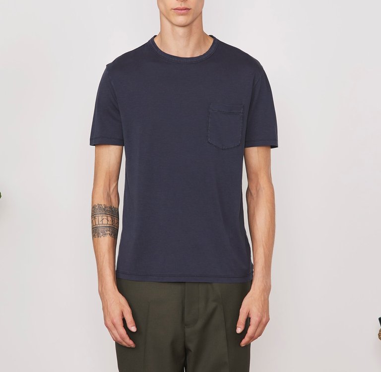 SS Tee Pocket Piece - Navy