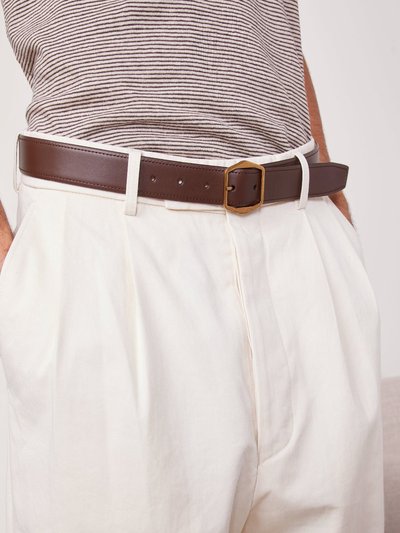 Officine Generale Yvanne Smooth Belt - Brown product