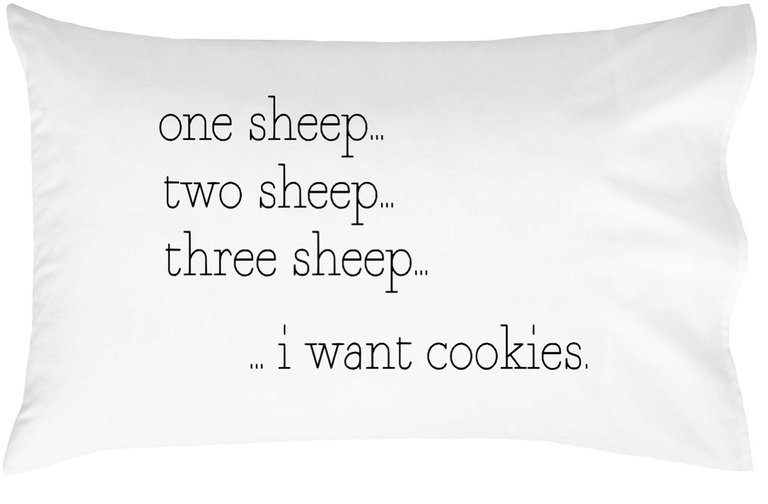 Counting Sheep Standard Pillowcase - Sheep