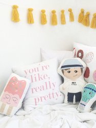 Donuts Pillowcase - Cute Pillowcase ("(1)" 14x19 inch Toddler Size)