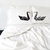 Kissing Origami Swans Couples' Pillowcases