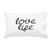 Love Life Pillow Case - White