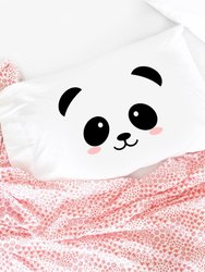 Panda Face Pillowcase (Child Size 14x20")