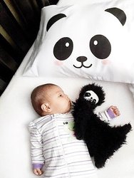 Panda Face Pillowcase (Child Size 14x20")