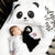 Panda Face Pillowcase (Child Size 14x20")