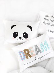 Panda Face Pillowcase (Child Size 14x20")