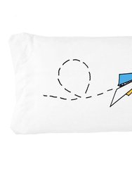 Paper Airplane Toddler Pillowcase