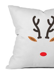 Rudolph Christmas Pillowcase - White