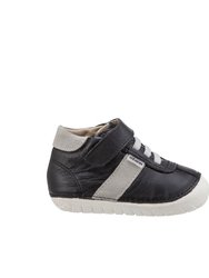Black/Gray Suede Tudors Shoes