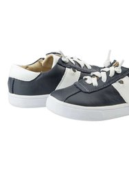 Navy/Snow Vintage Spots Shoes - Navy