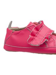 Neon Pink Urban Frill Sneakers