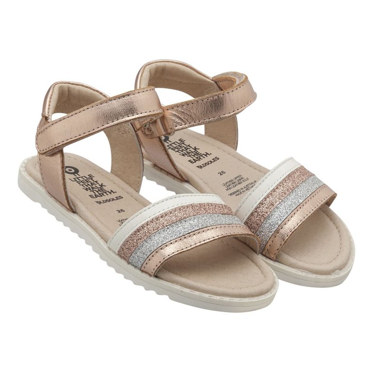 Rose Gold Color Pot Sandals