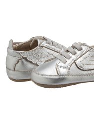 Silver Bambini Wing Shoes - Silver