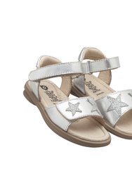 Silver Star Born Sandals