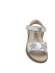 Silver Star Born Sandals