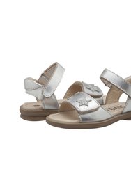 Silver Star Born Sandals - Silver