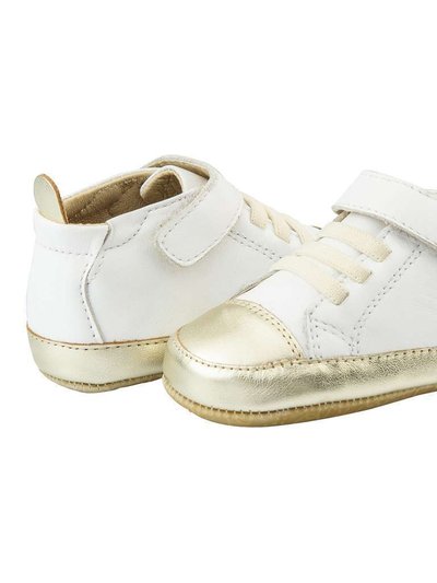 Old Soles White/Gold High Ball Shoes product