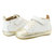 White/Gold High Ball Shoes - White/Gold