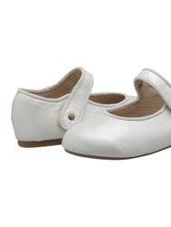 White Lady Jane Shoes - White