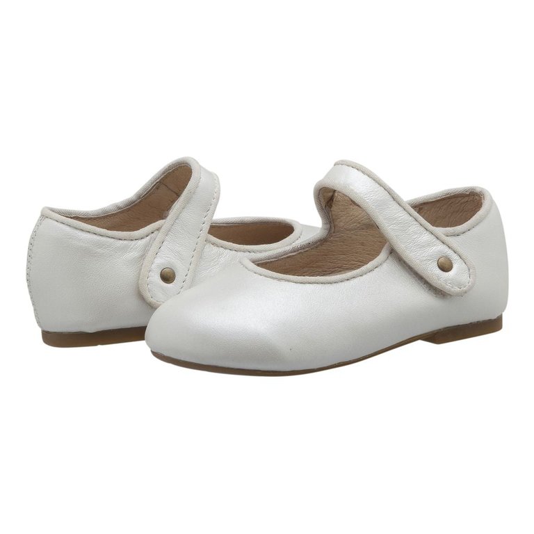 White Lady Jane Shoes - White