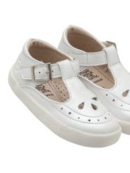 White Royal Mary Janes