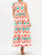 One Shoulder Maxi Dress In Coral Odisha - Coral Odisha