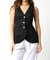 Alyssa Linen Top In Black