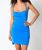 Bodycon Mini Dress - Blue